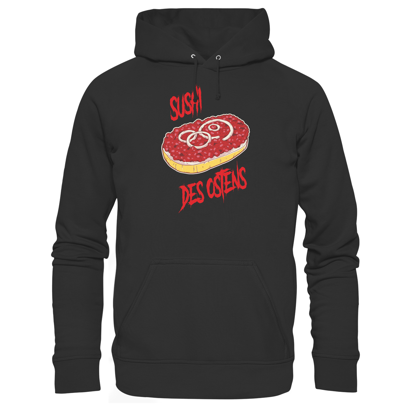 Mettbrötchen Sushi des Ostens Ostdeutschland DDR Ossi Nostalgie Mett KaPu Hoodie