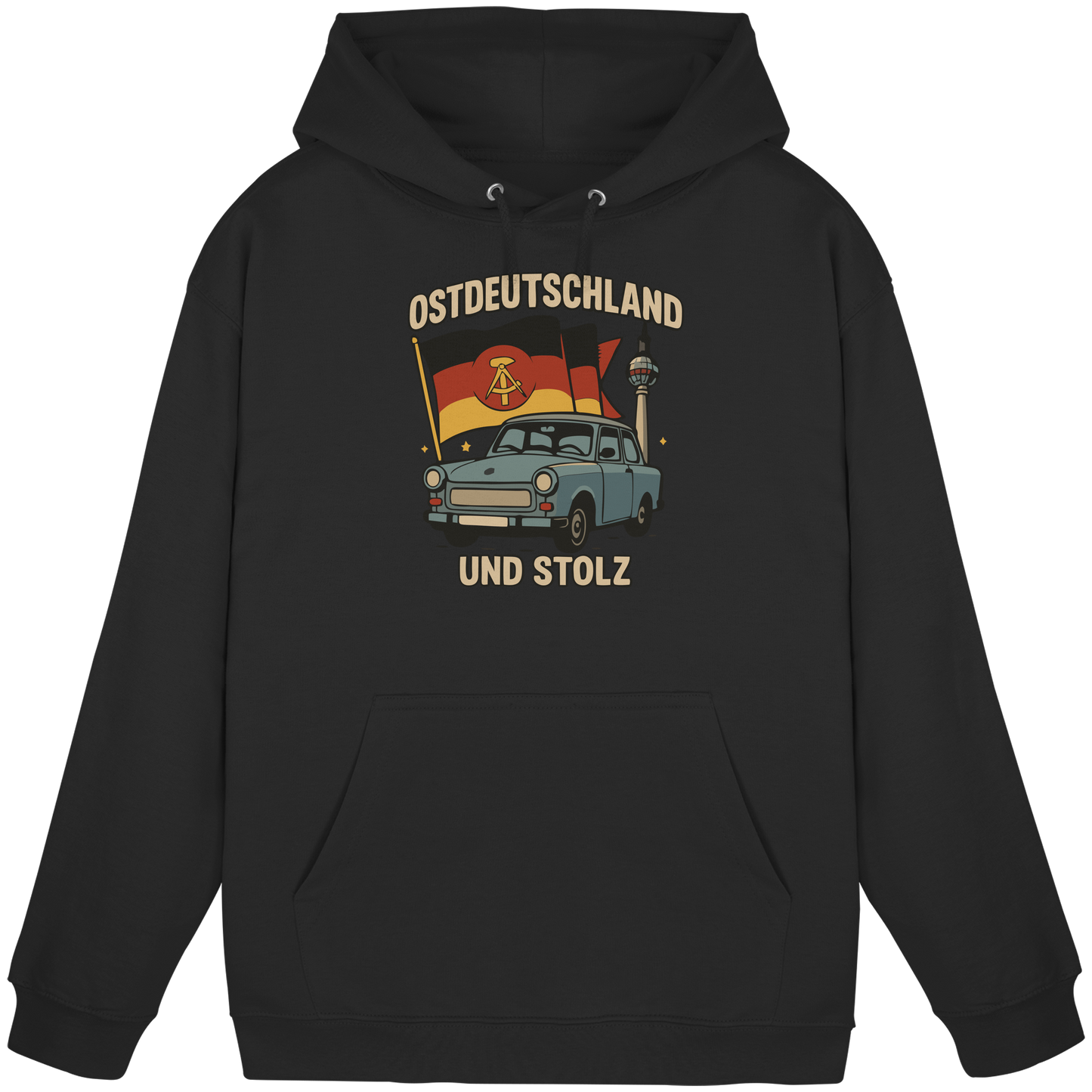 Ostdeutschland und stolz Heimatliebe Osten DDR Ossi Ostdeutscher KaPu Hoodie