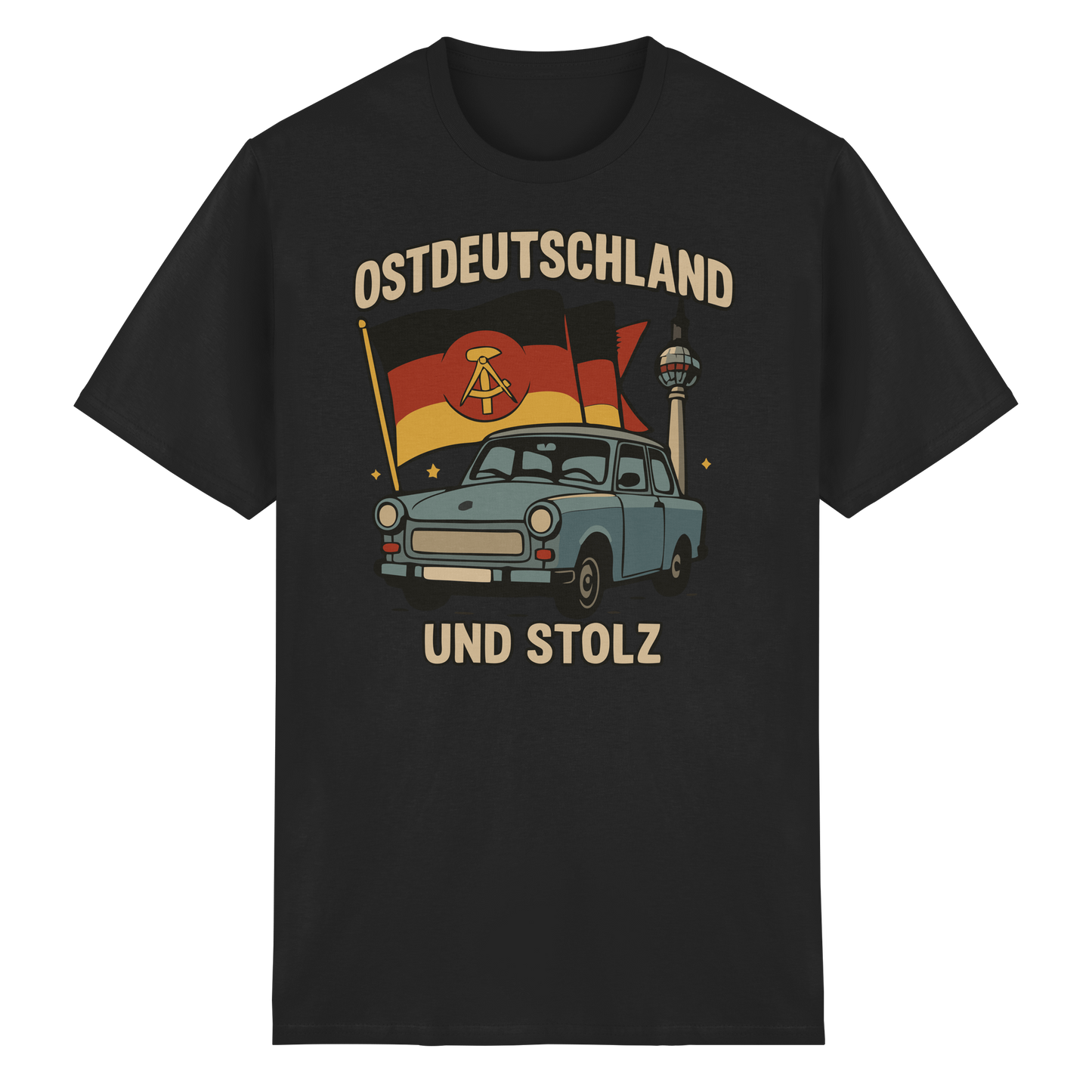 Ostdeutschland und stolz Heimatliebe Osten DDR Ossi Ostdeutscher Shirt T-Shirt