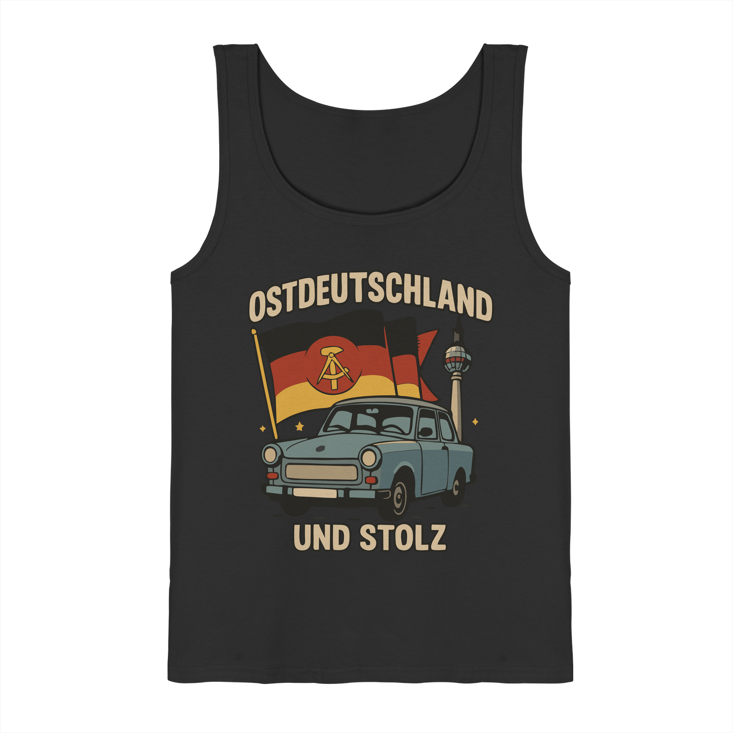 Ostdeutschland und stolz | Heimatliebe | Osten DDR Ossi Ostdeutscher Tank-Top