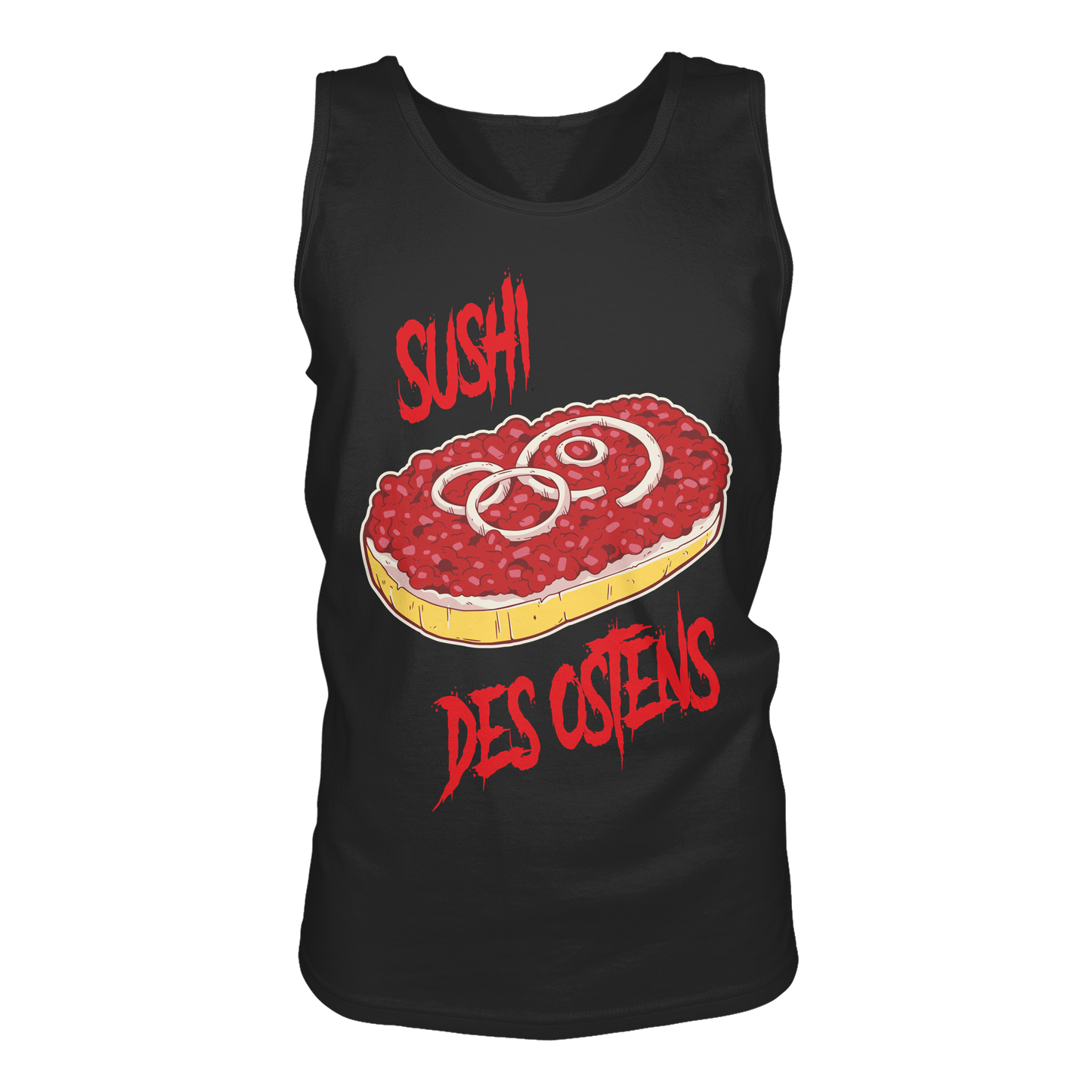 Mettbrötchen Sushi des Ostens Ostdeutschland DDR Ossi Nostalgie Mett Tank-Top