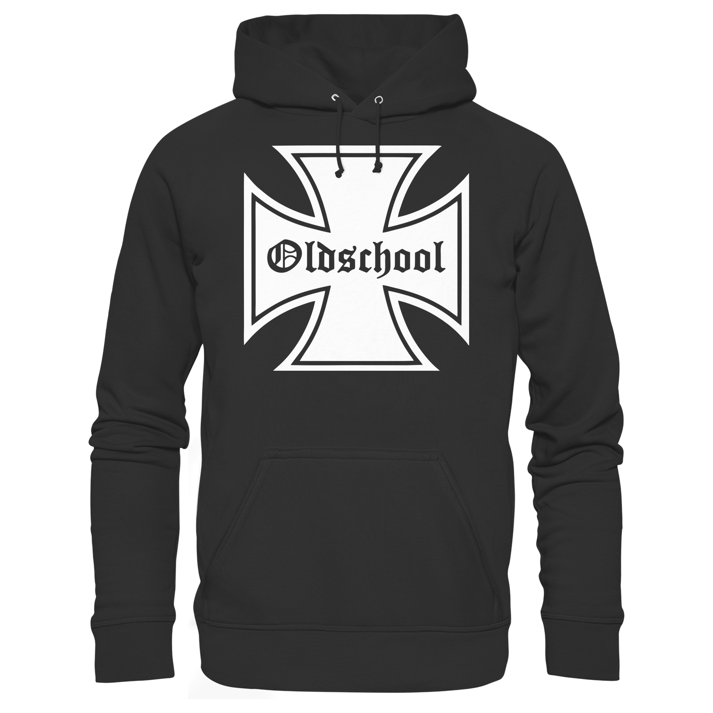 Eisernes Kreuz Oldschool Biker Chopper Motorrad Rebel Motorradfahrer Hoodie