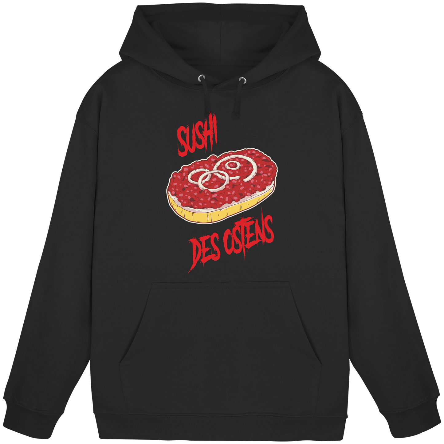 Mettbrötchen Sushi des Ostens Ostdeutschland DDR Ossi Nostalgie Mett KaPu Hoodie