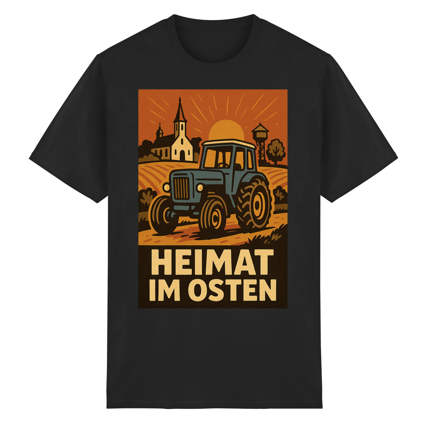 Heimat im Osten - Ostdeutschland Ossi Stolz DDR Heimatliebe  - T-Shirt Shirt