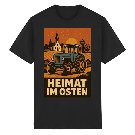 Heimat im Osten - Ostdeutschland Ossi Stolz DDR Heimatliebe  - T-Shirt Shirt