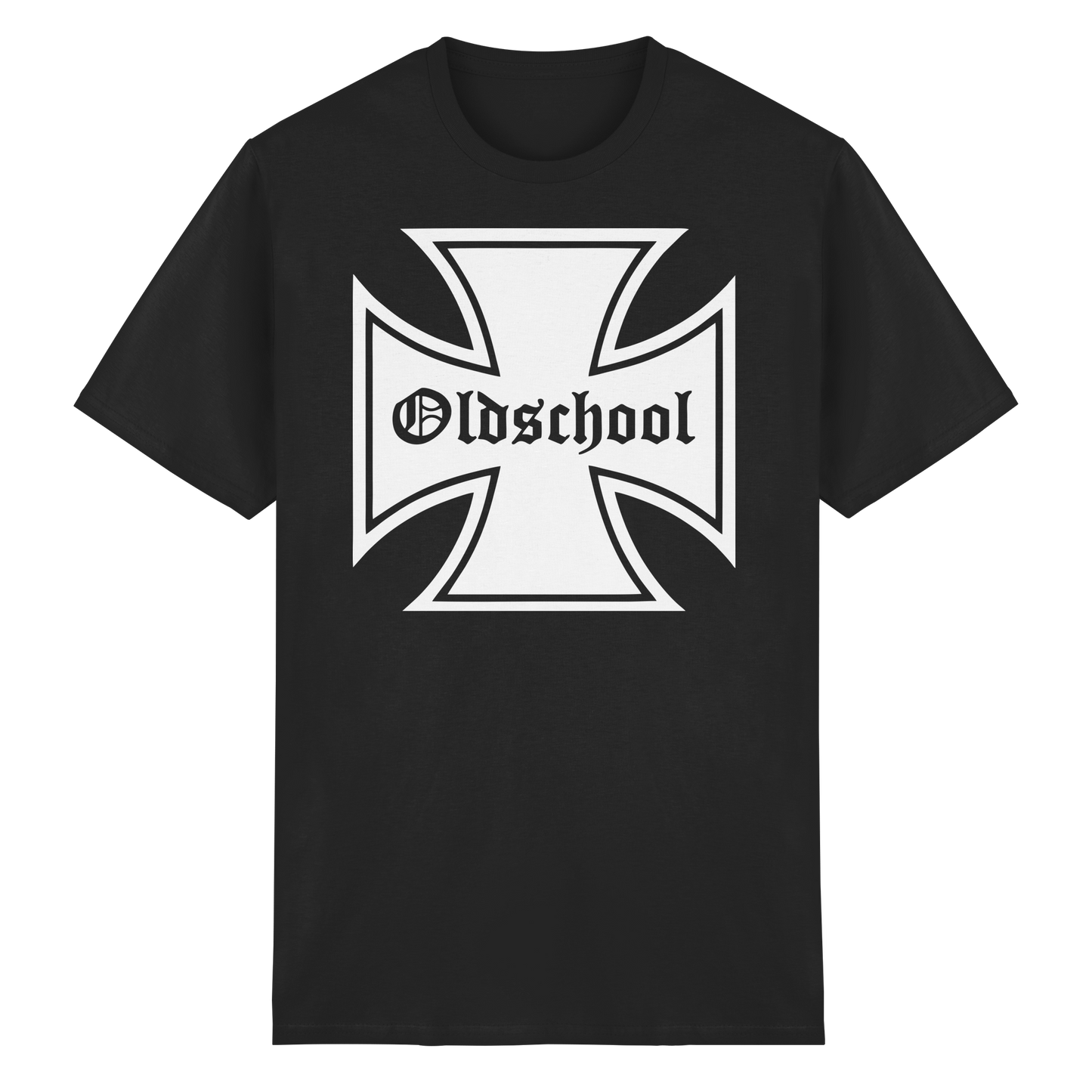 Eisernes Kreuz Oldschool Biker Chopper Motorrad Rebel Motorradfahrer T-Shirt