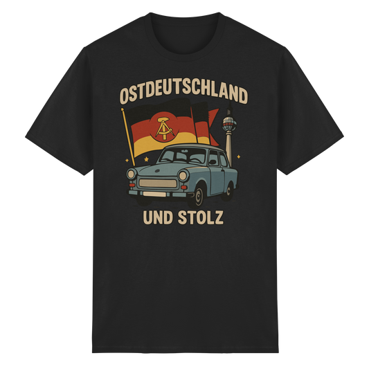 Ostdeutschland und stolz Heimatliebe Osten DDR Ossi Ostdeutscher Shirt T-Shirt