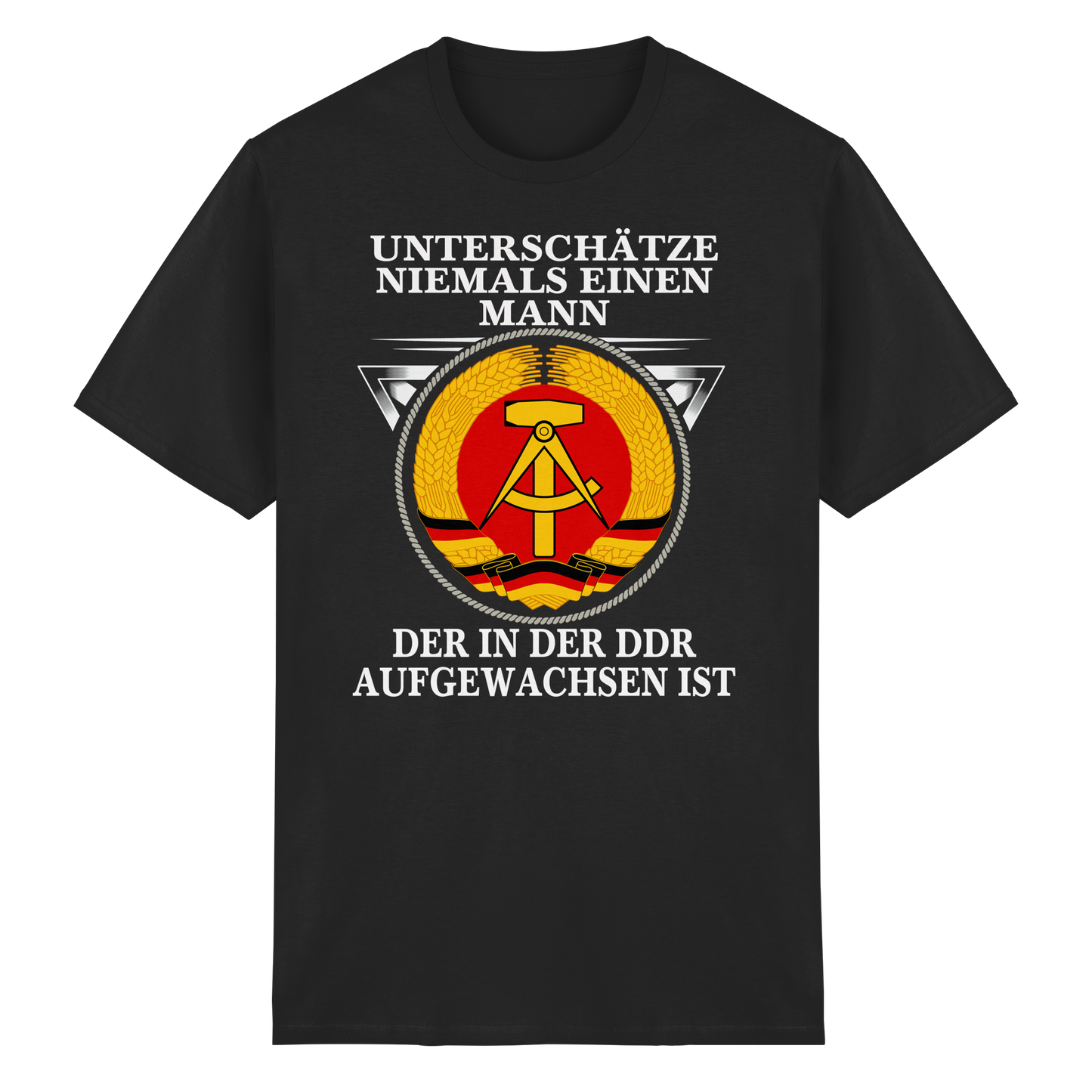 Unterschätze niemals einen Mann der in der DDR aufgewachsen ist Ossi T-Shirt