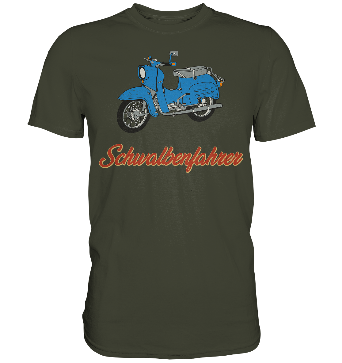Schwalbenfahrer - Simson Schwalbe - Premium Shirt