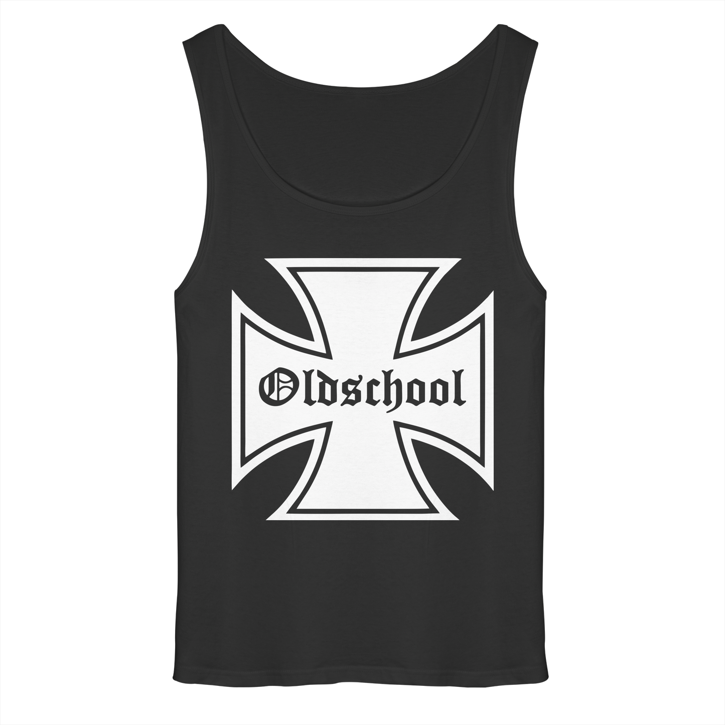 Eisernes Kreuz Oldschool Biker Chopper Motorrad Rebel Motorradfahrer Tank-Top