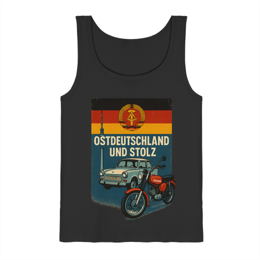 Ostdeutschland und stolz Heimatliebe Osten DDR Ossi Ostdeutscher Liebe Tank-Top