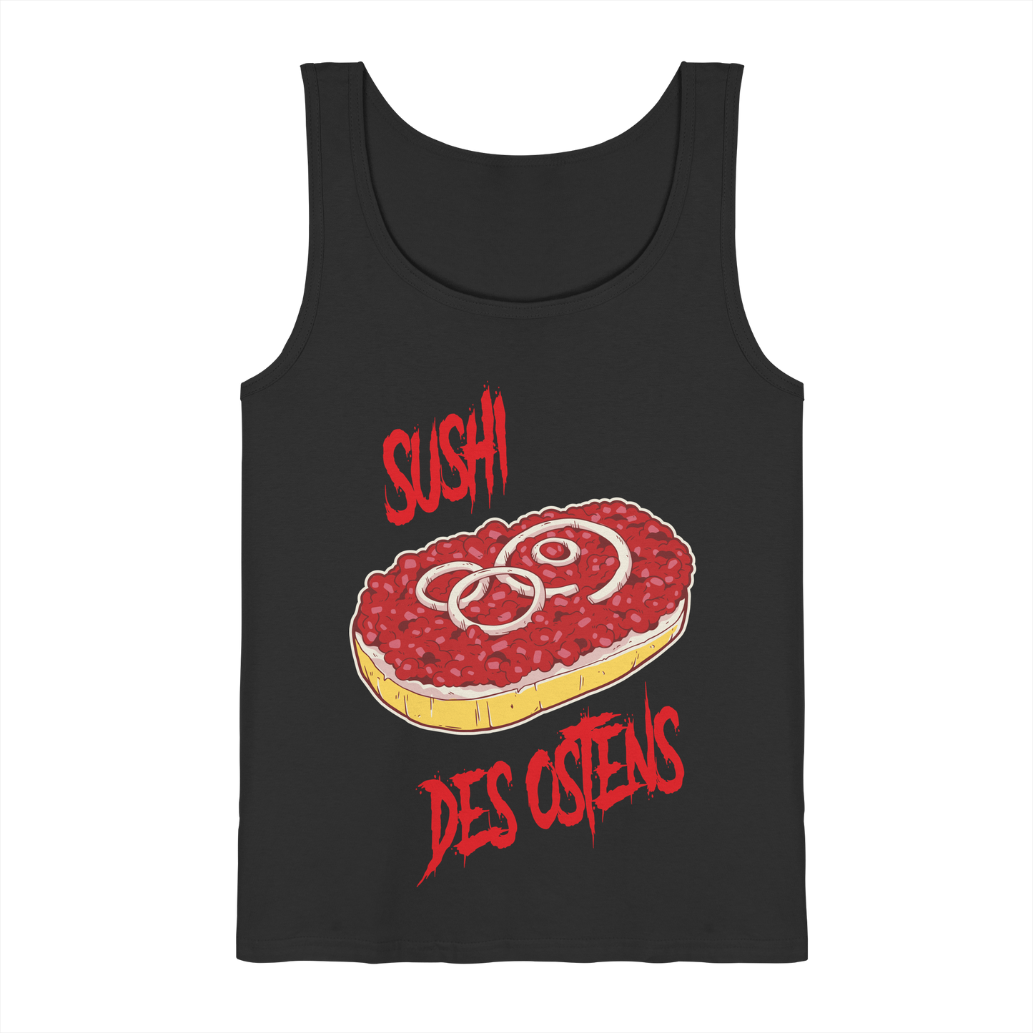 Mettbrötchen Sushi des Ostens Ostdeutschland DDR Ossi Nostalgie Mett Tank-Top